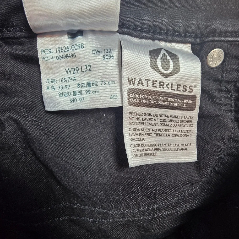 Levi's Women 29 Black 311 Shaping Skinny Jeans Premium Mid Rise Stretch‎
